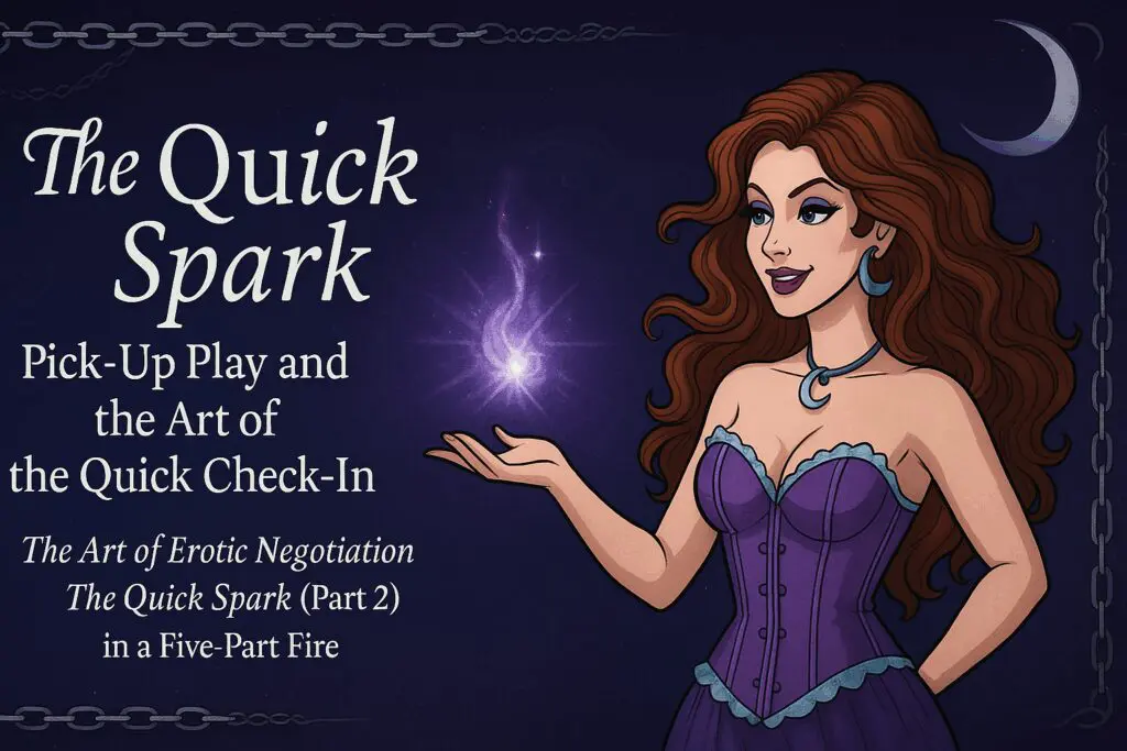 Woman holding magical spark illustration.